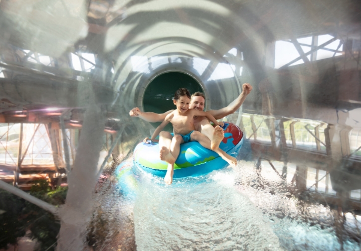 MagicBreaks Huge indoor water park carousel banner