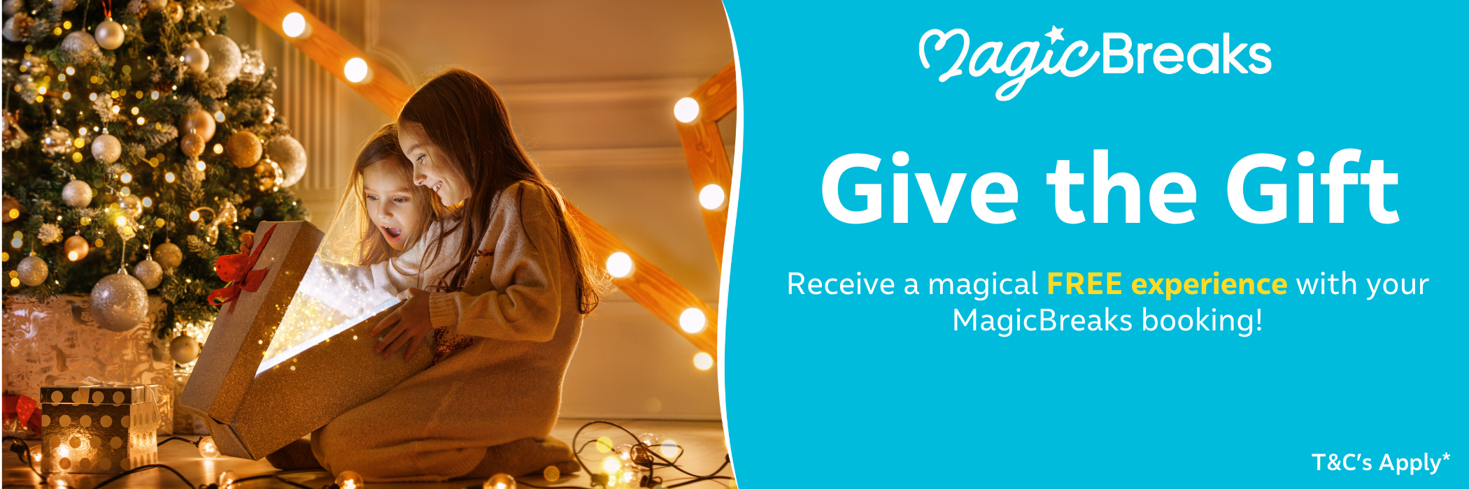 MagicBreaks Give the Gift carousel banner
